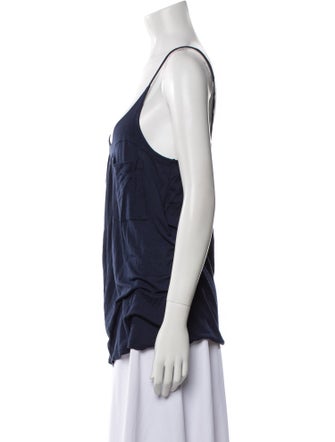MM6 Maison Margiela Scoop Neck Sleeveless Top
