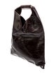 MM6 Maison Margiela Patent Leather Top Handle Bag