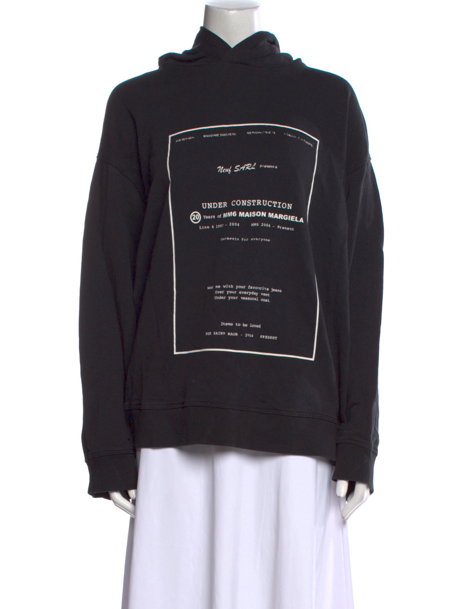 MM6 Maison Margiela Graphic Print Crew Neck Sweatshirt