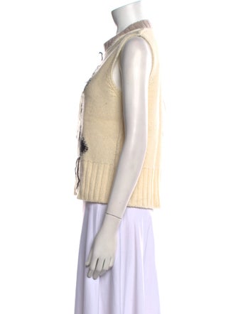 MM6 Maison Margiela Graphic Print Crew Neck Sweater