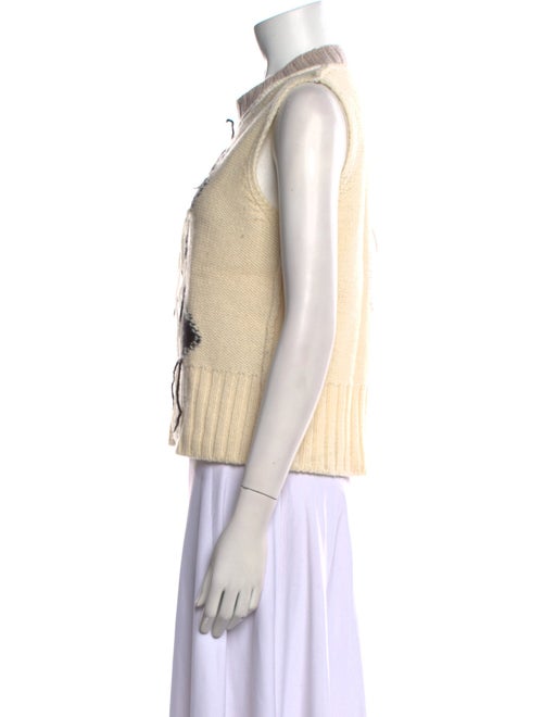 MM6 Maison Margiela Graphic Print Crew Neck Sweater