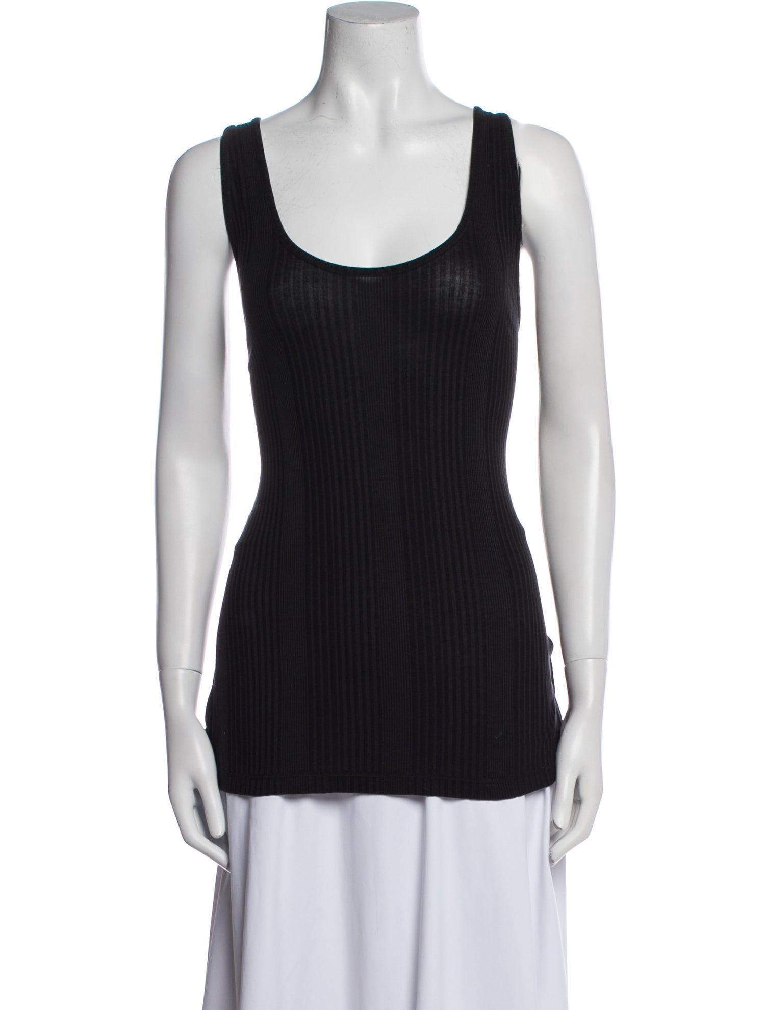 MM6 Maison Margiela Scoop Neck Sleeveless Top
