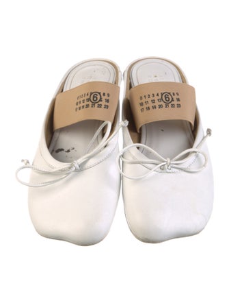 MM6 Maison Margiela Leather Mules