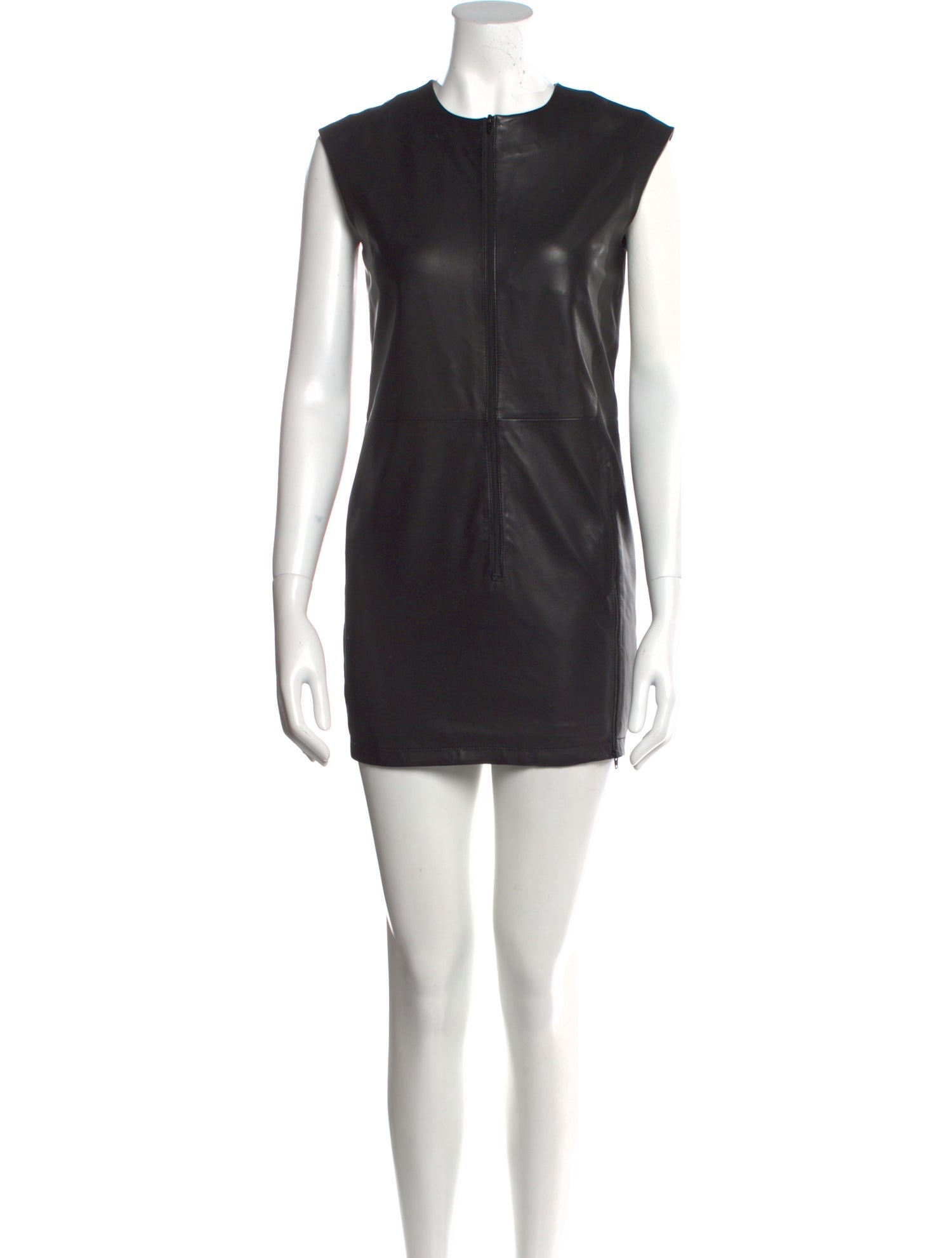 MM6 Maison Margiela Lamb Leather Mini Dress