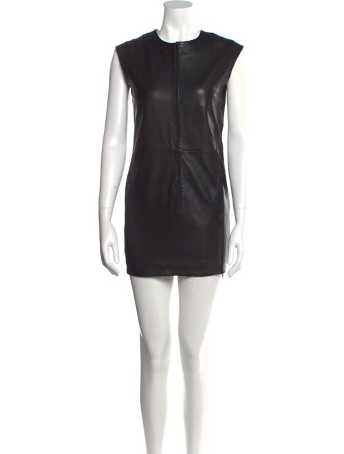 MM6 Maison Margiela Lamb Leather Mini Dress
