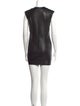 MM6 Maison Margiela Lamb Leather Mini Dress
