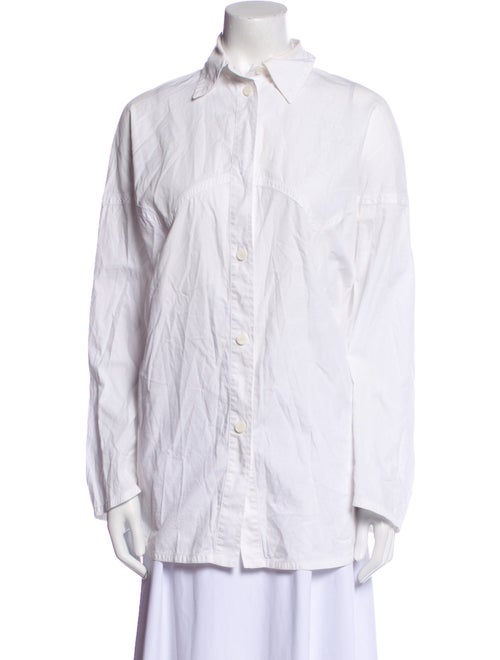 MM6 Maison Margiela Long Sleeve Button-Up Top