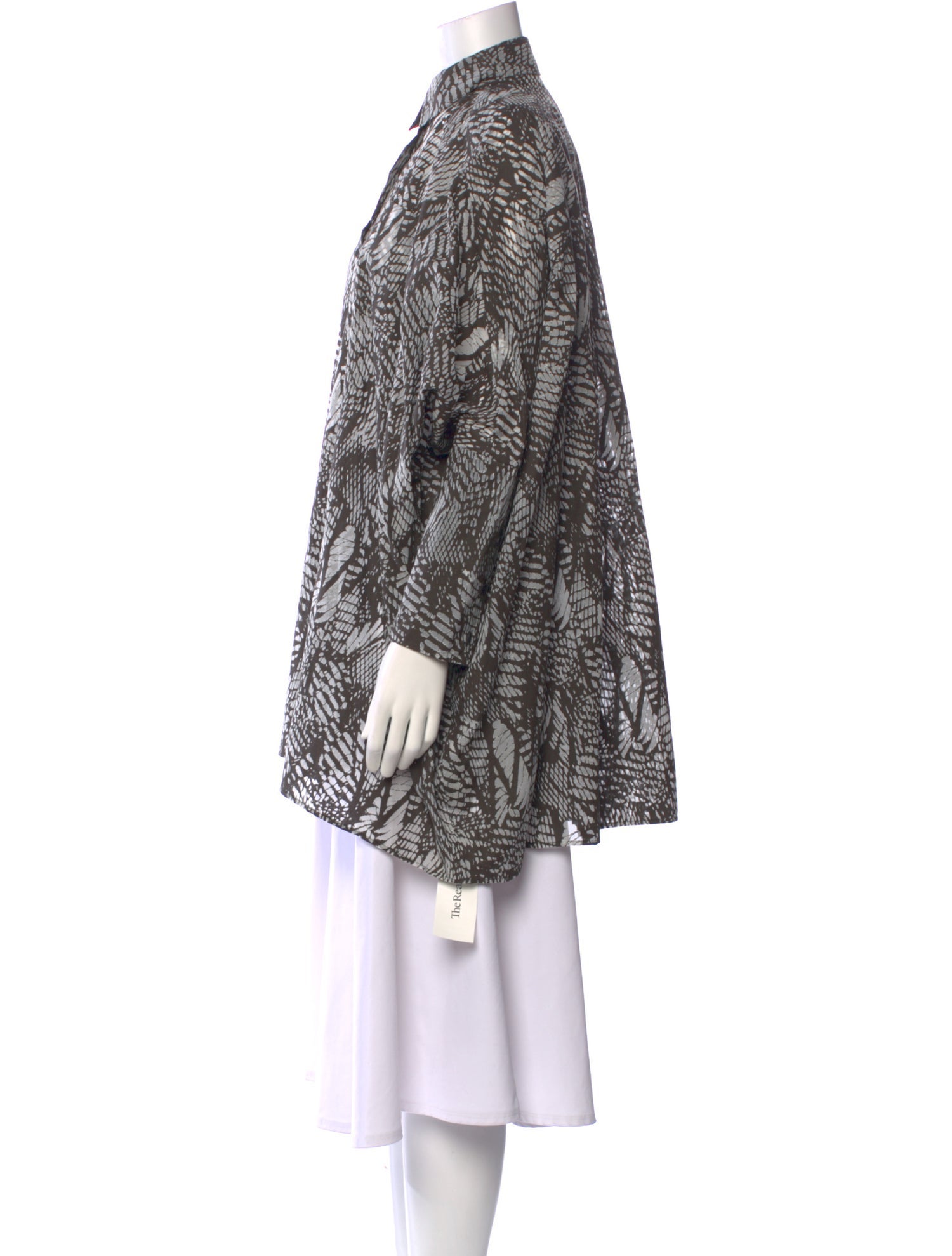 MM6 Maison Margiela Printed Mock Neck Tunic