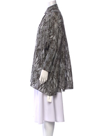 MM6 Maison Margiela Printed Mock Neck Tunic