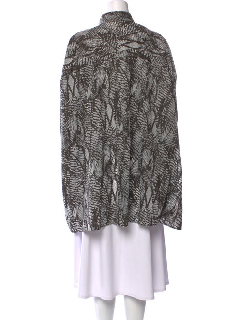 MM6 Maison Margiela Printed Mock Neck Tunic