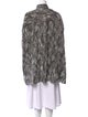 MM6 Maison Margiela Printed Mock Neck Tunic