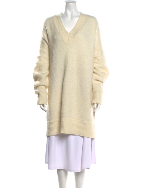 MM6 Maison Margiela Wool V-Neck Sweater