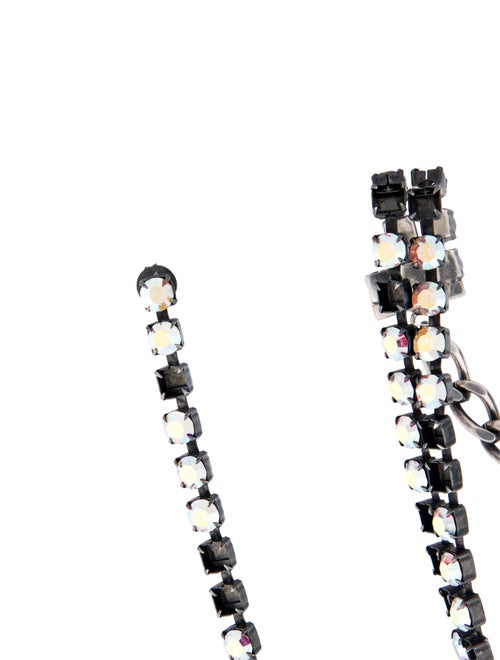 MM6 Maison Margiela Crystal Earring Choker Necklace