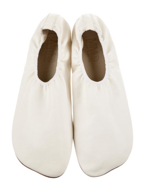 MM6 Maison Margiela Leather Ballet Flats
