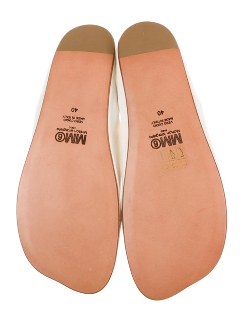 MM6 Maison Margiela Leather Ballet Flats