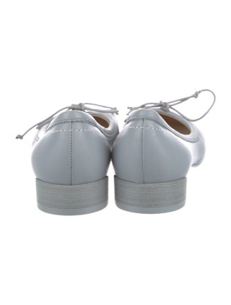 MM6 Maison Margiela Leather Bow Accents Pumps