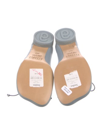 MM6 Maison Margiela Leather Bow Accents Pumps