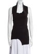 MM6 Maison Margiela Square Neckline Sleeveless Top