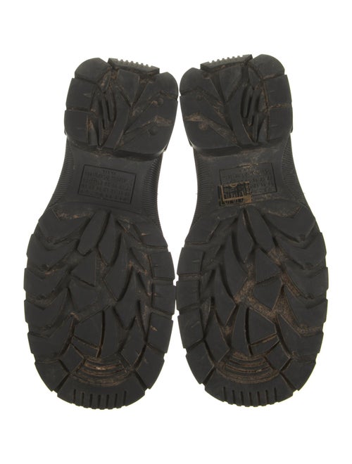 MM6 Maison Margiela Leather Colorblock Pattern Chelsea Boots