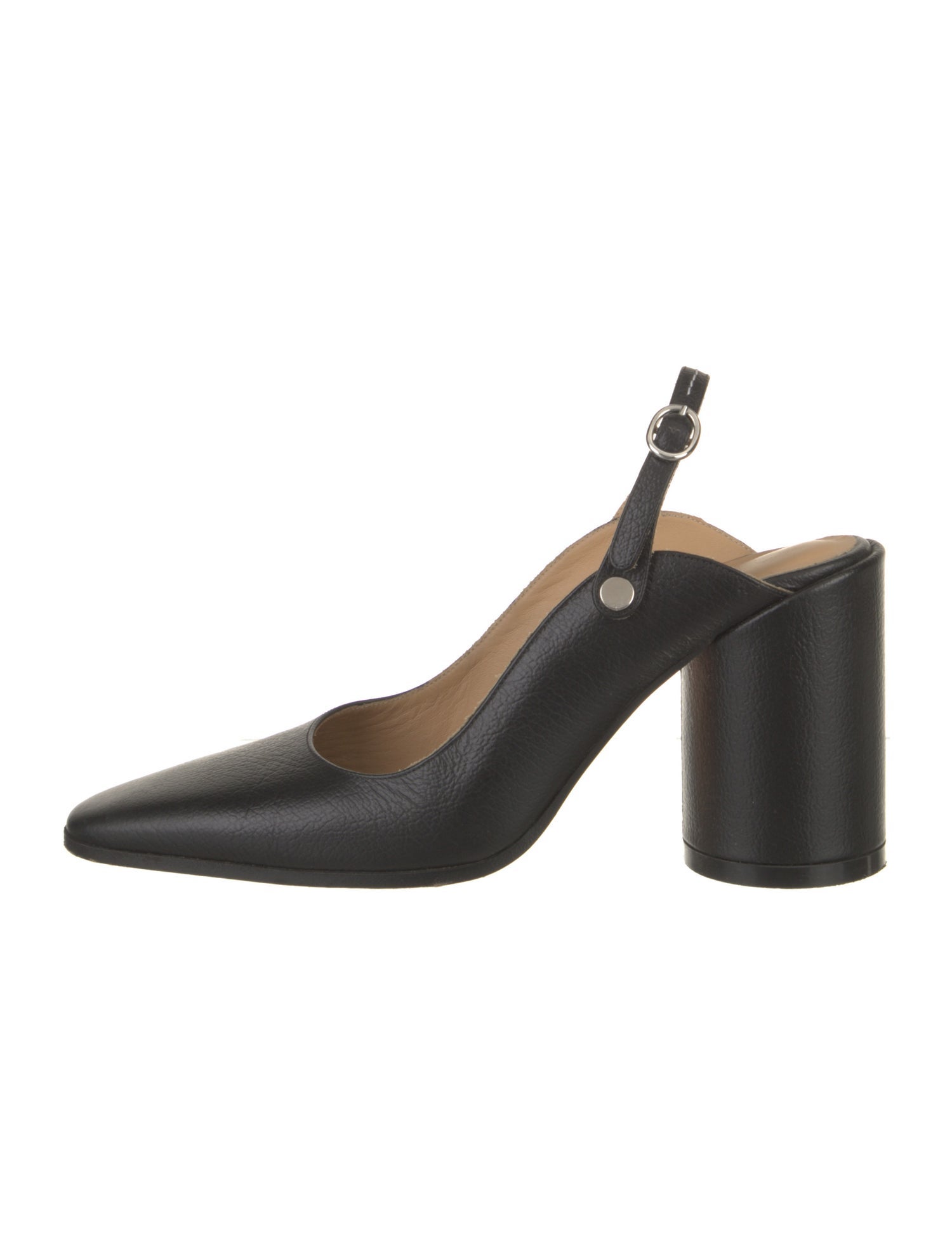MM6 Maison Margiela Leather Slingback Pumps