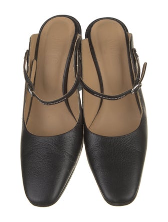 MM6 Maison Margiela Leather Slingback Pumps