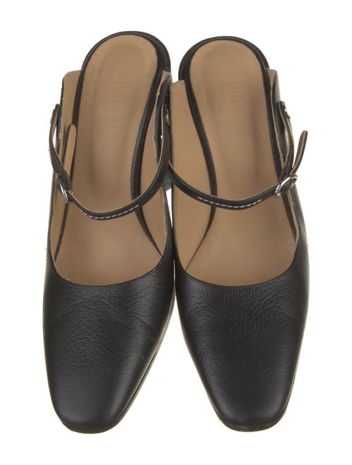 MM6 Maison Margiela Leather Slingback Pumps