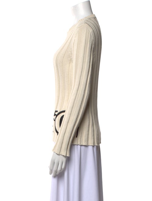 MM6 Maison Margiela Graphic Print Crew Neck Sweater