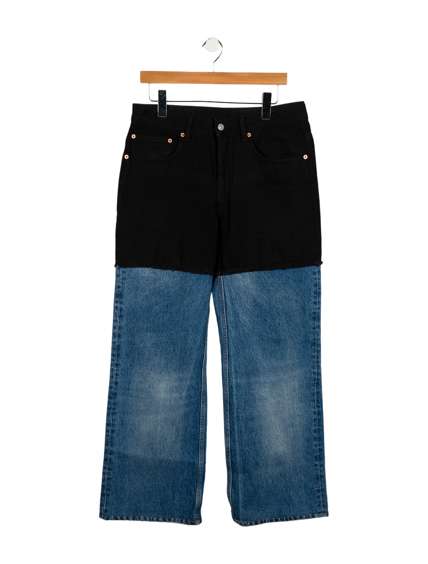 MM6 Maison Margiela High-Rise Wide Leg Jeans