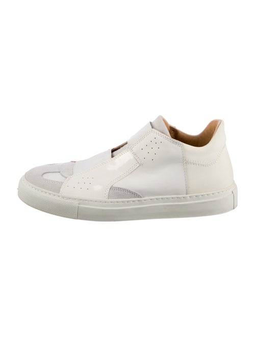 MM6 Maison Margiela Leather Colorblock Pattern Sneakers