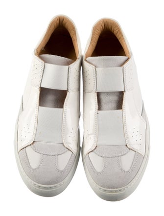MM6 Maison Margiela Leather Colorblock Pattern Sneakers
