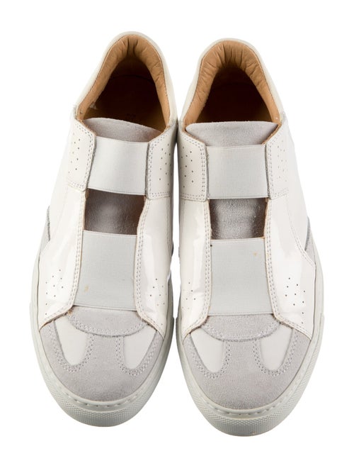 MM6 Maison Margiela Leather Colorblock Pattern Sneakers