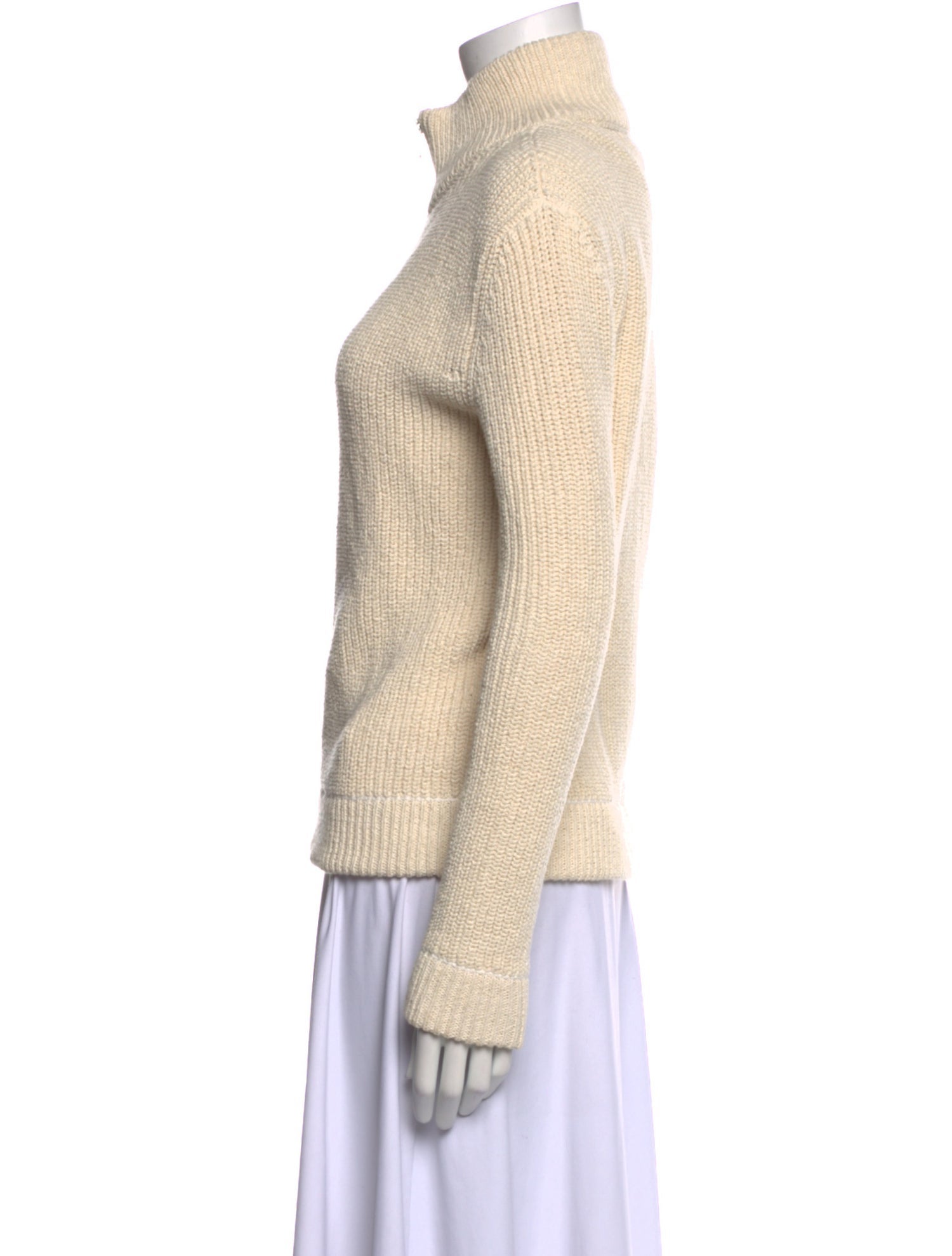MM6 Maison Margiela Mock Neck Long Sleeve Sweatshirt