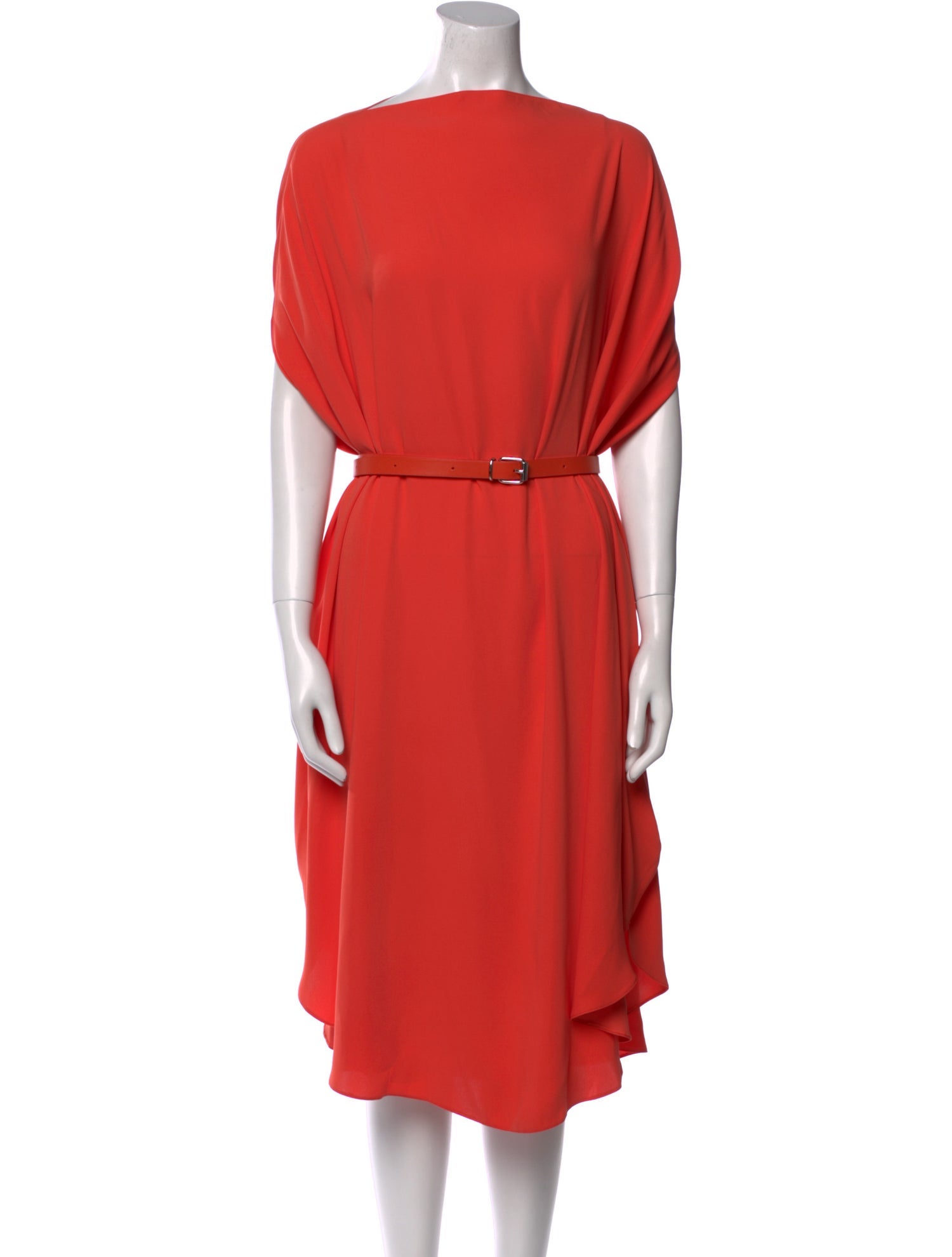 MM6 Maison Margiela Bateau Neckline Midi Length Dress