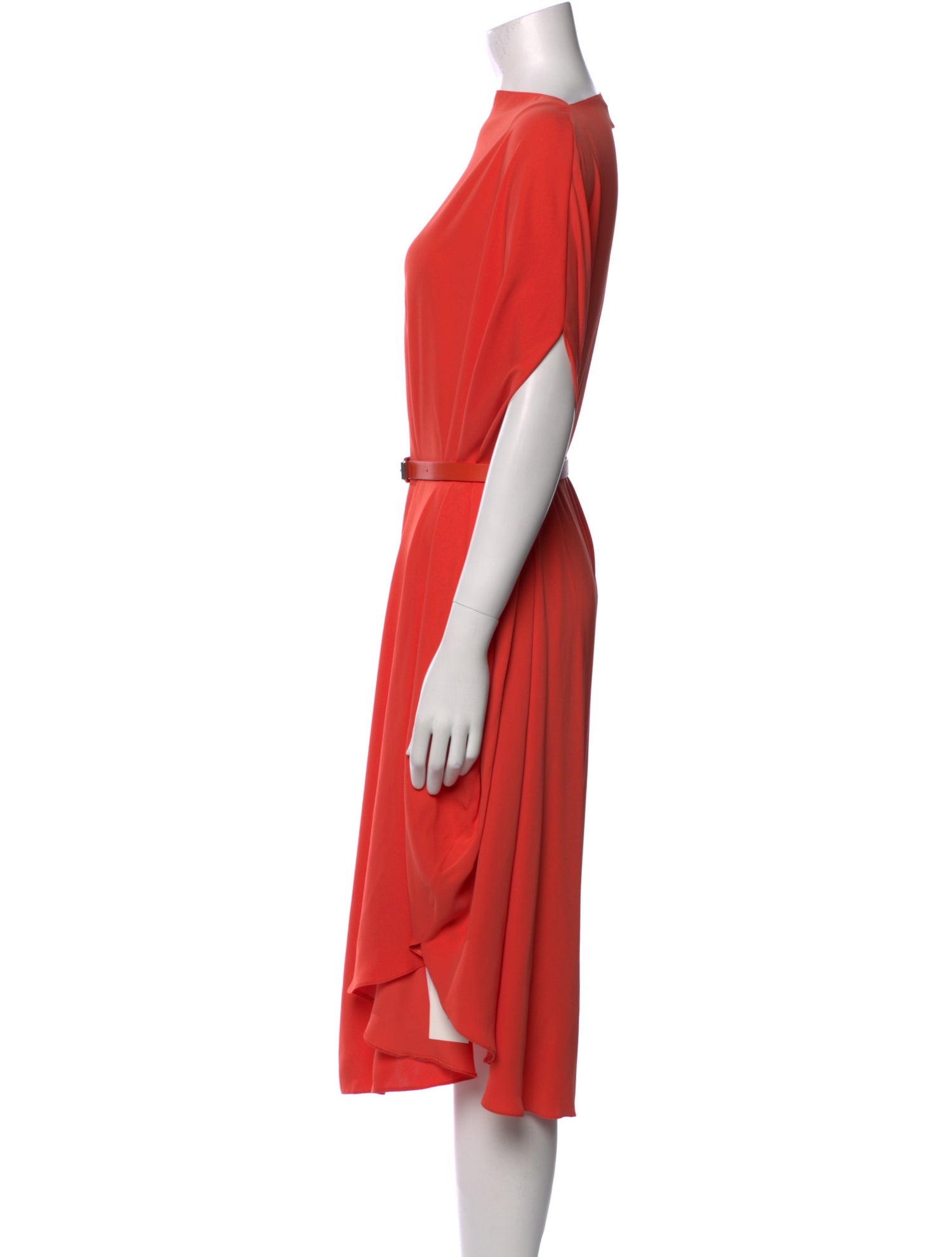 MM6 Maison Margiela Bateau Neckline Midi Length Dress