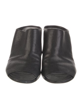MM6 Maison Margiela Leather Mules