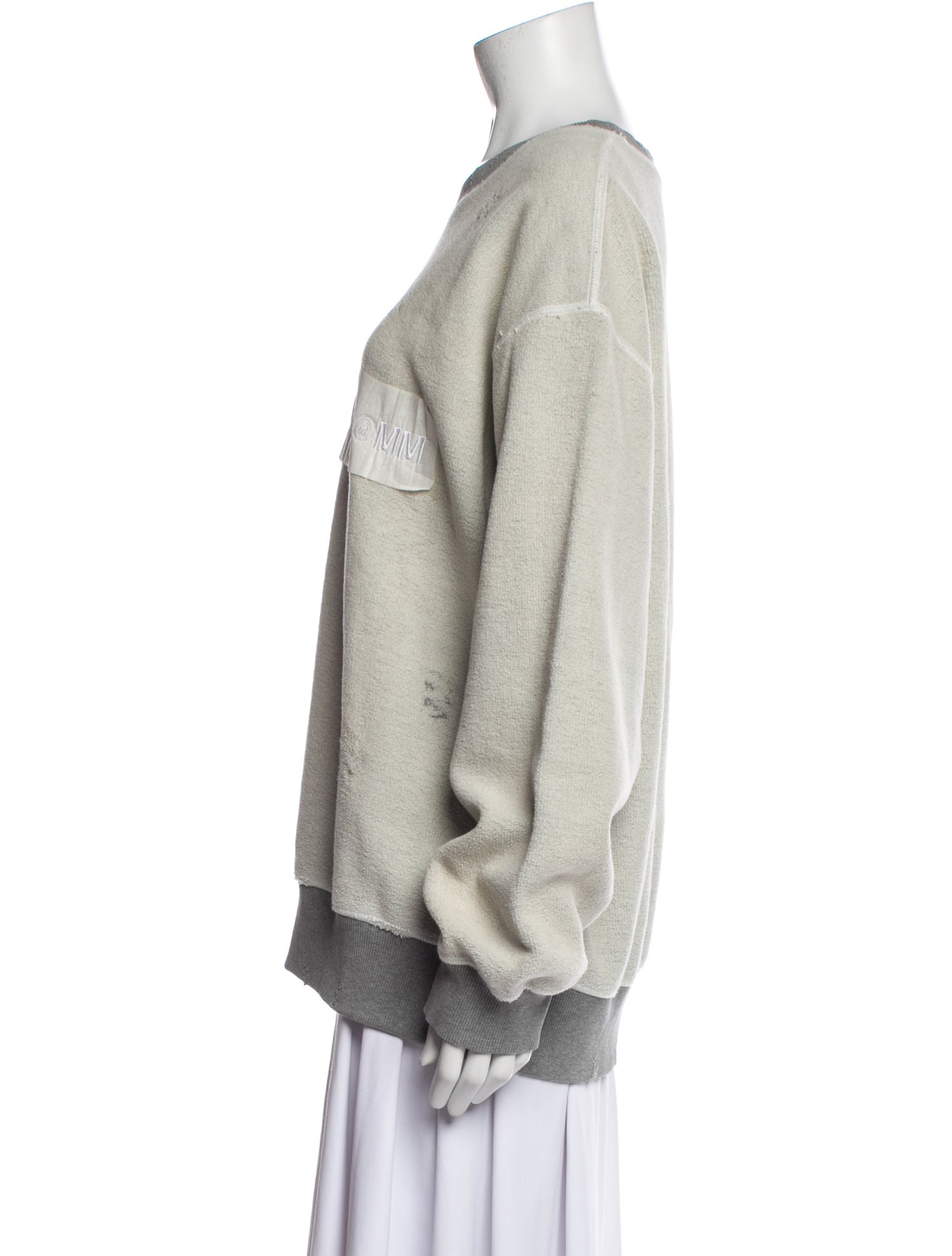 MM6 Maison Margiela 2019 Bateau Neckline Sweatshirt w/ Tags