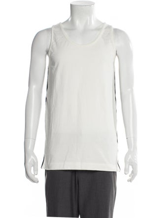 MM6 Maison Margiela Scoop Neck Sleeveless T-Shirt