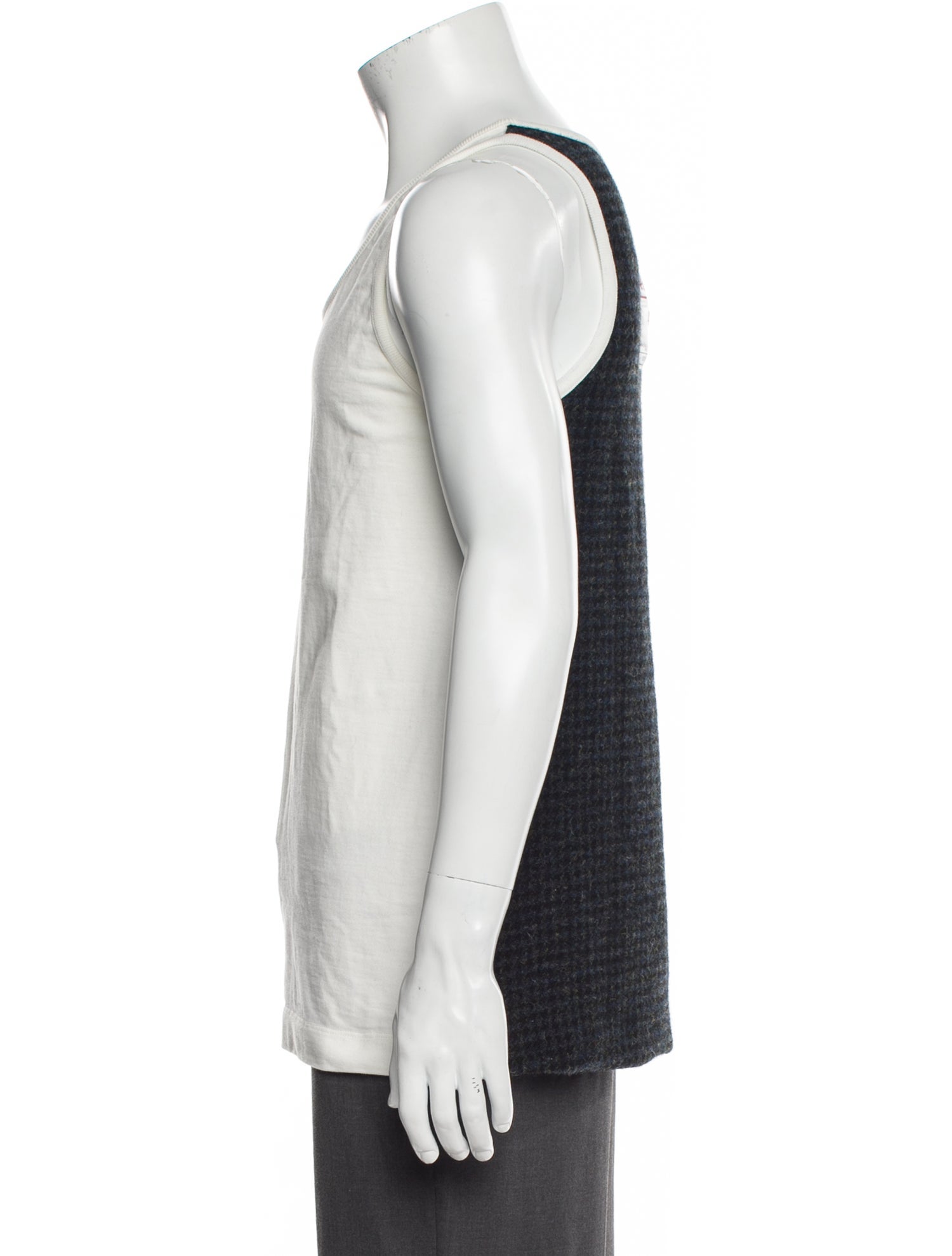 MM6 Maison Margiela Scoop Neck Sleeveless T-Shirt