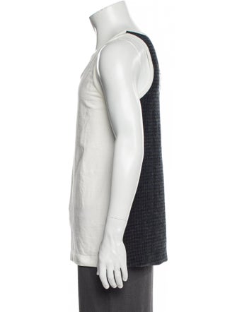 MM6 Maison Margiela Scoop Neck Sleeveless T-Shirt