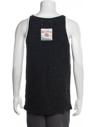 MM6 Maison Margiela Scoop Neck Sleeveless T-Shirt