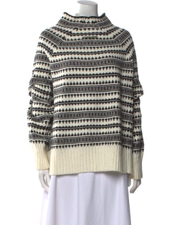 MM6 Maison Margiela Striped Turtleneck Sweater
