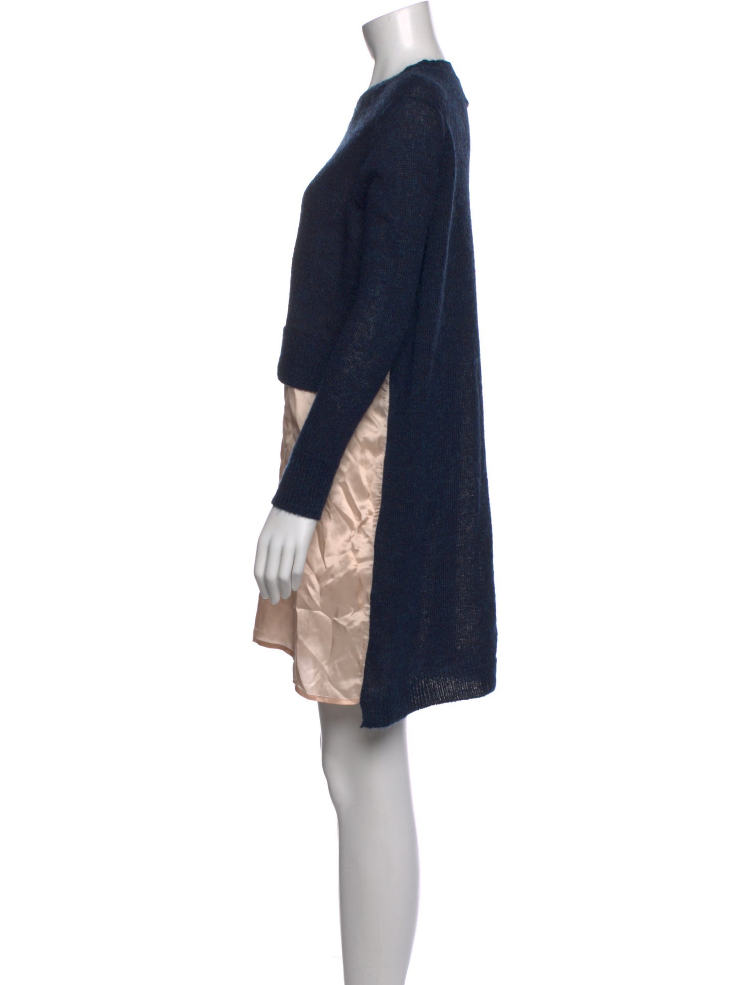 MM6 Maison Margiela Colorblock Pattern Mini Dress