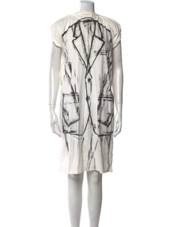 MM6 Maison Margiela Printed Knee-Length Dress