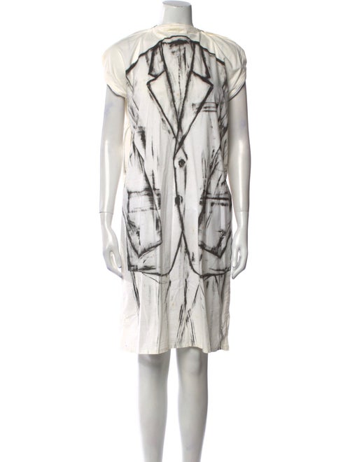 MM6 Maison Margiela Printed Knee-Length Dress