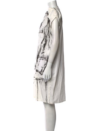 MM6 Maison Margiela Printed Knee-Length Dress
