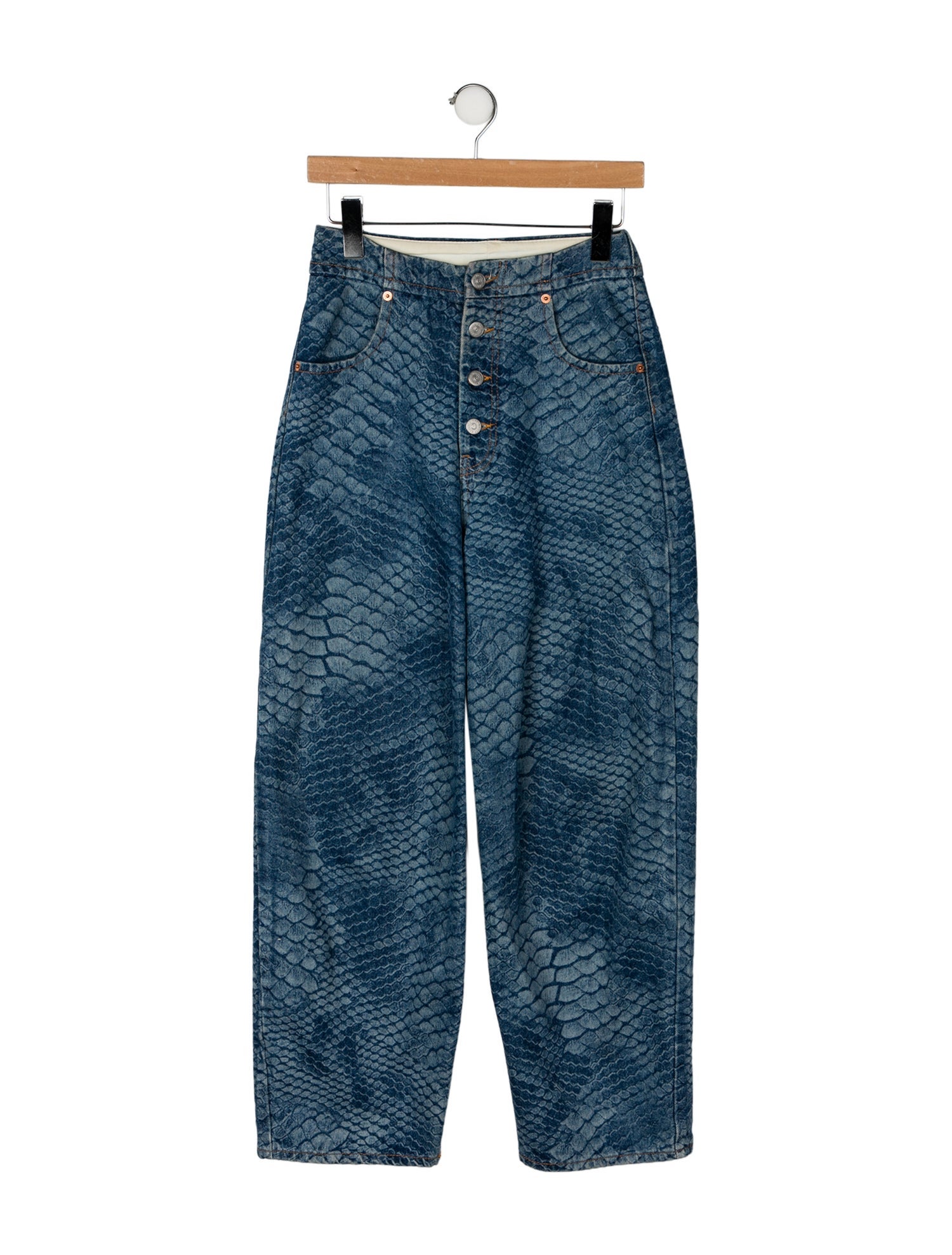 MM6 Maison Margiela High-Rise Wide Leg Jeans