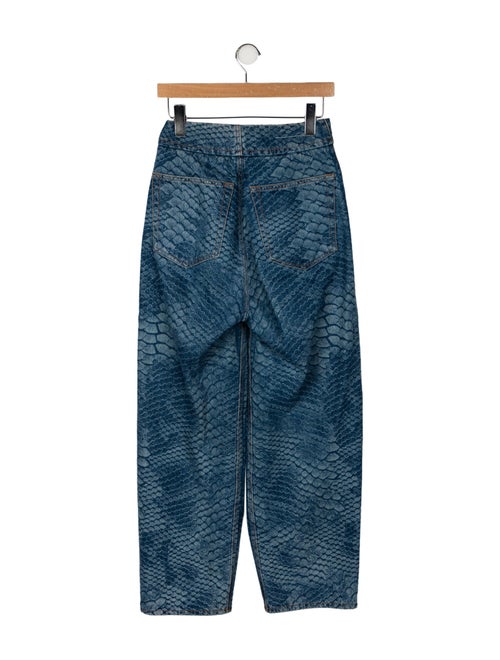 MM6 Maison Margiela High-Rise Wide Leg Jeans