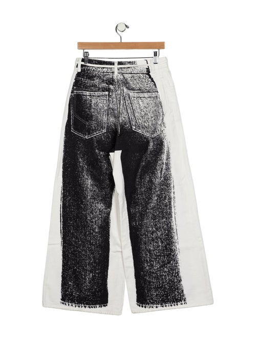 MM6 Maison Margiela High-Rise Wide Leg Jeans
