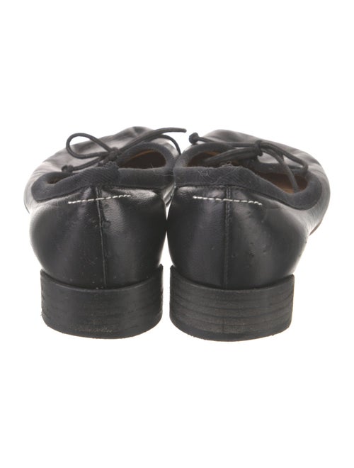 MM6 Maison Margiela Leather Bow Accents Pumps