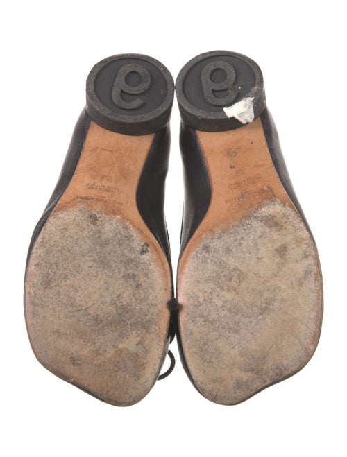 MM6 Maison Margiela Leather Bow Accents Pumps